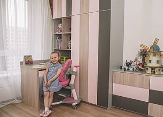 Детская мебель проект детской fjord для девочки (г. москва)
