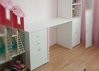 Детская мебель проект детской бэлль для девочки (г. москва)